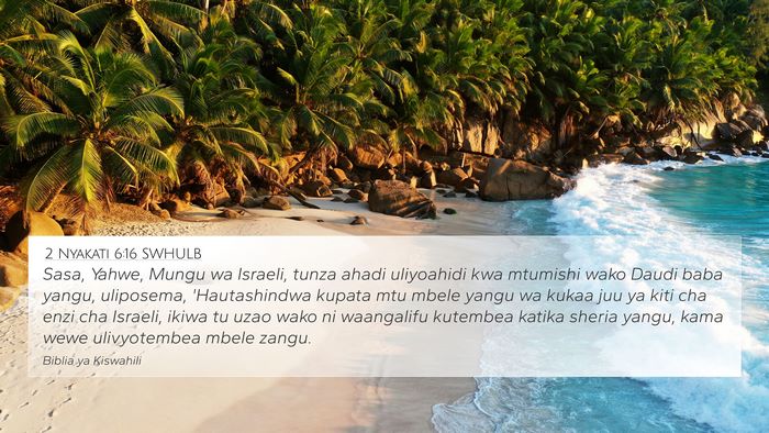 2 Nyakati 6:16 SWHULB Bible Verse Image