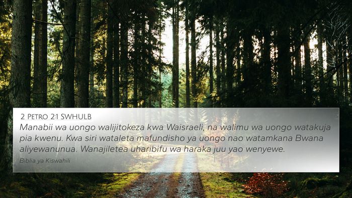 2 Petro 2:1 SWHULB Bible Verse Image