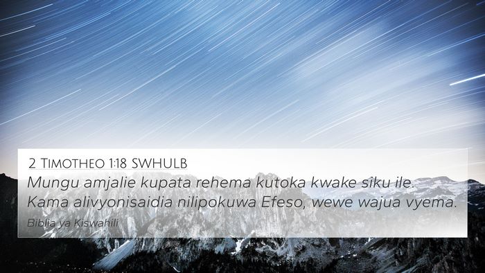 2 Timotheo 1:18 SWHULB Bible Verse Image