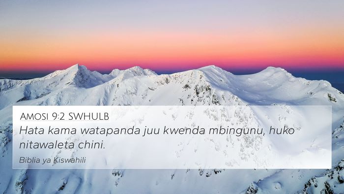 Amosi 9:2 SWHULB Bible Verse Image