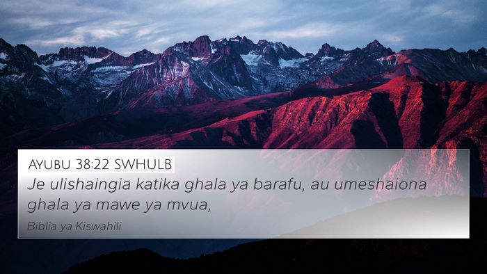 Ayubu 38:22 SWHULB Bible Verse Image