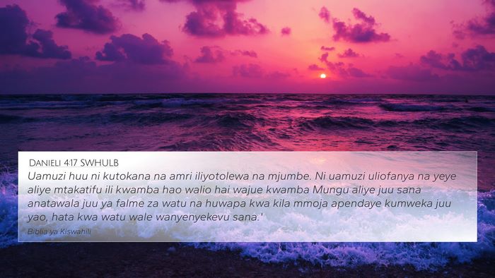Danieli 4:17 SWHULB Bible Verse Image