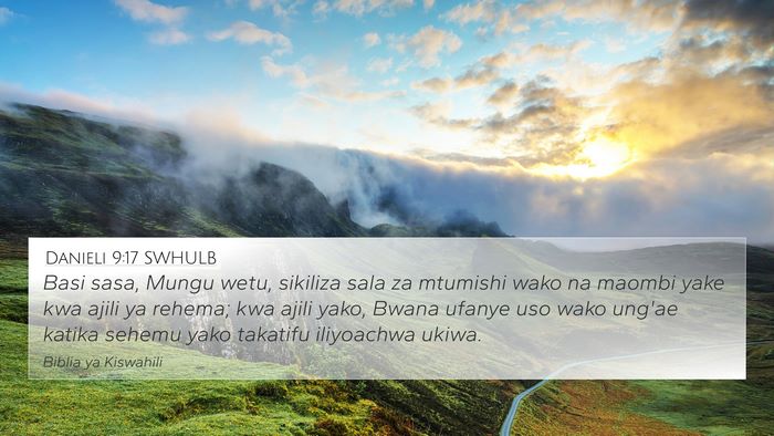 Danieli 9:17 SWHULB Bible Verse Image