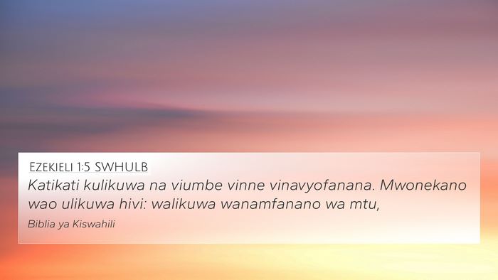 Ezekieli 1:5 SWHULB Bible Verse Image