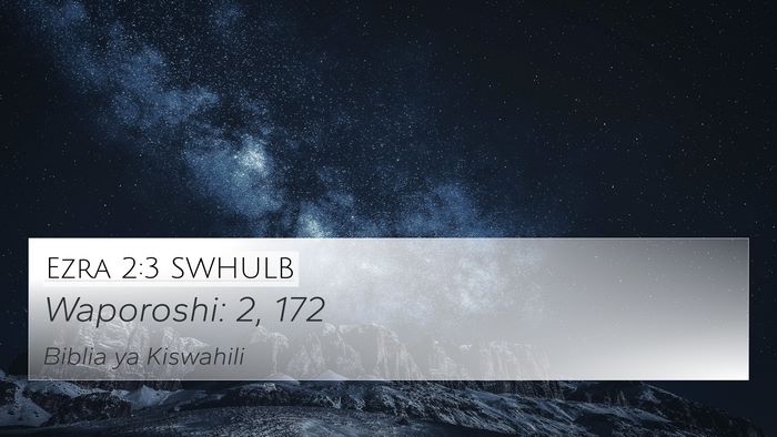 Ezra 2:3 SWHULB Bible Verse Image