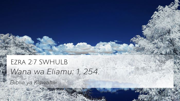 Ezra 2:7 SWHULB Bible Verse Image