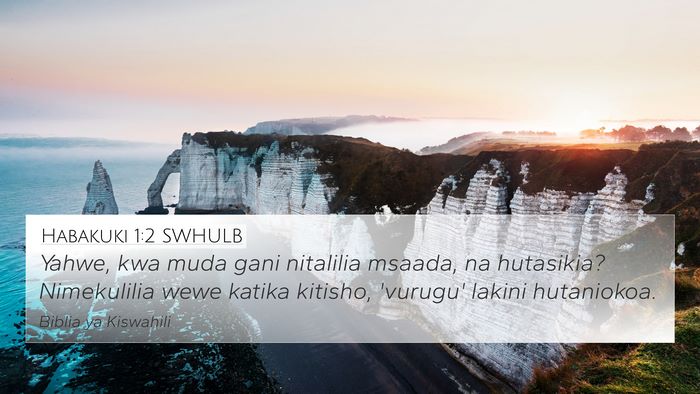 Habakuki 1:2 SWHULB Bible Verse Image