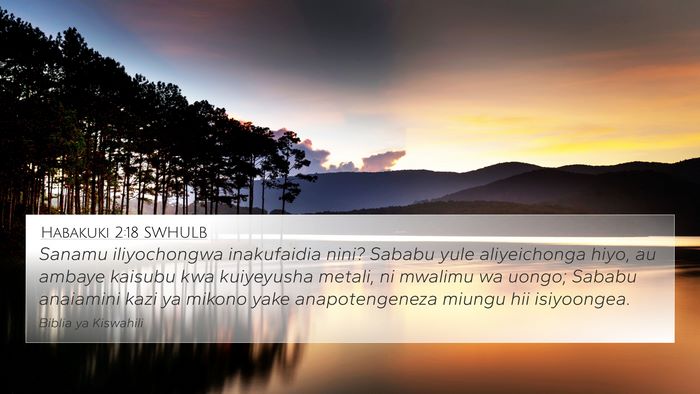 Habakuki 2:18 SWHULB Bible Verse Image