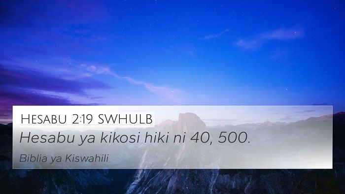 Hesabu 2:19 SWHULB 4K Wallpaper - Hesabu ya kikosi hiki ni 40, - 4K Wallpaper Bible Verse