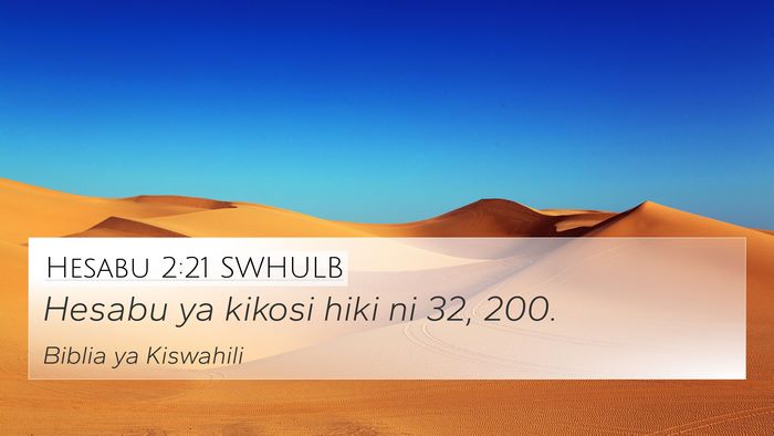 Hesabu 2:21 SWHULB 4K Wallpaper - Hesabu ya kikosi hiki ni 32, - 4K Wallpaper Bible Verse