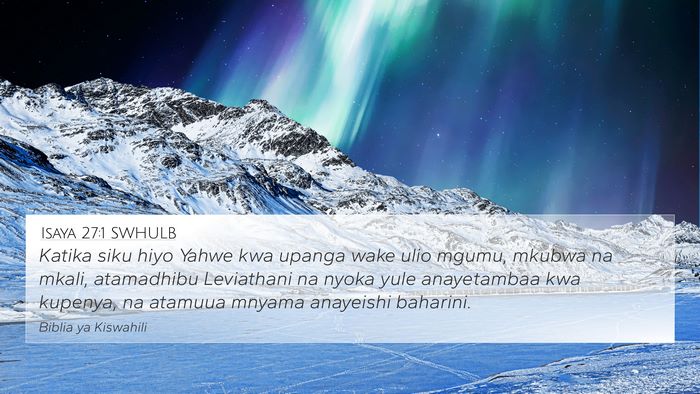 Isaya 27:1 SWHULB Bible Verse Image