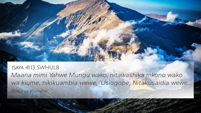 Isaya 41:13 SWHULB Bible Verse Image