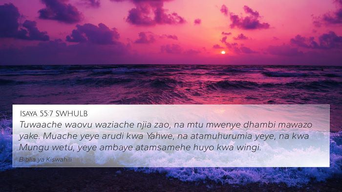 Isaya 55:7 SWHULB Bible Verse Image