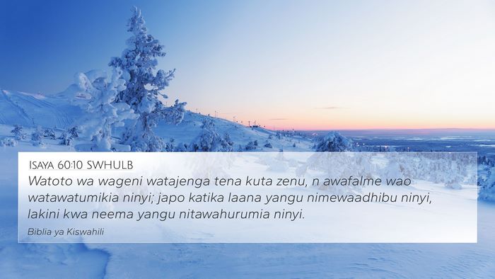 Isaya 60:10 SWHULB Bible Verse Image
