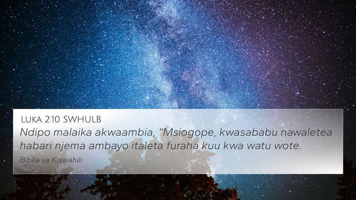 Luka 2:10 SWHULB Bible Verse Image