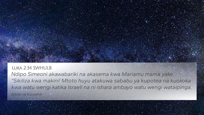 Luka 2:34 SWHULB Bible Verse Image