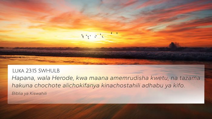 Luka 23:15 SWHULB Bible Verse Image