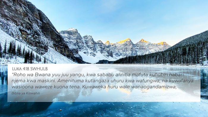 Luka 4:18 SWHULB Bible Verse Image