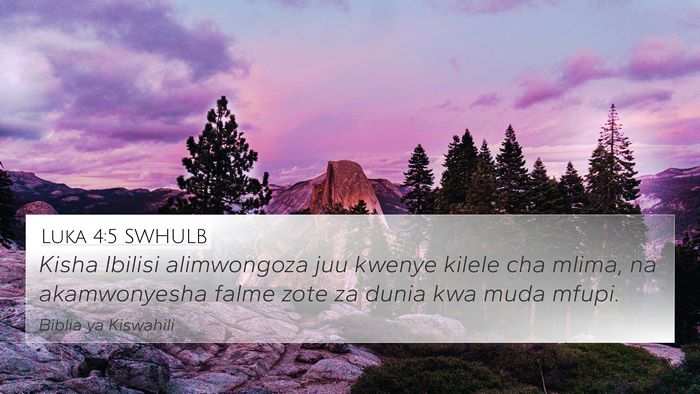 Luka 4:5 SWHULB Bible Verse Image