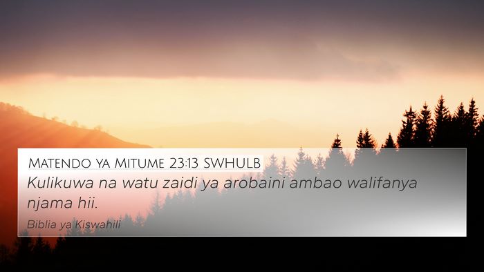 Matendo ya Mitume 23:13 SWHULB 4K Wallpaper - Kulikuwa na watu zaidi ya arobaini ambao - 4K Wallpaper Bible Verse