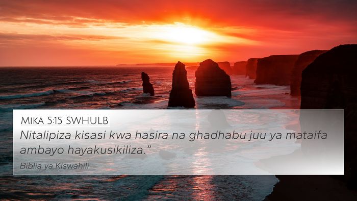 Mika 5:15 SWHULB Bible Verse Image
