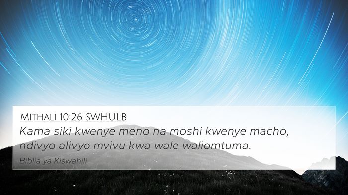 Mithali 10:26 SWHULB 4K Wallpaper - Kama siki kwenye meno na moshi kwenye macho, - 4K Wallpaper Bible Verse