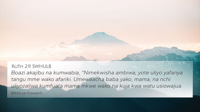 Ruth 2:11 SWHULB Bible Verse Image