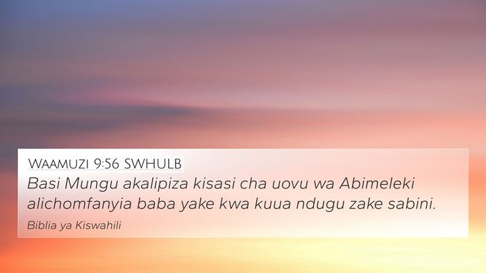 Waamuzi 9:56 SWHULB Bible Verse Image