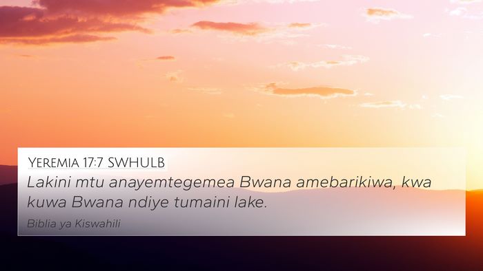 Yeremia 17:7 SWHULB Bible Verse Image