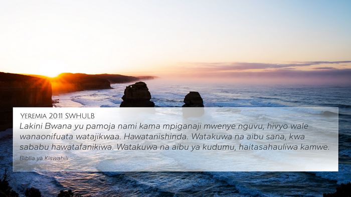 Yeremia 20:11 SWHULB Bible Verse Image