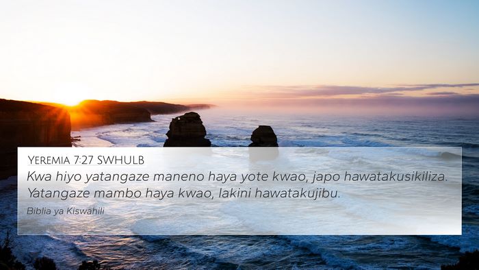 Yeremia 7:27 SWHULB Bible Verse Image