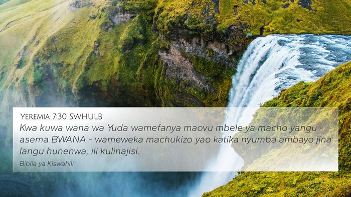 Yeremia 7:30 SWHULB Bible Verse Image