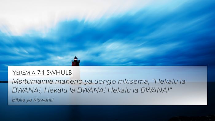 Yeremia 7:4 SWHULB Bible Verse Image
