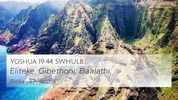 Yoshua 19:44 SWHULB Bible Verse Image