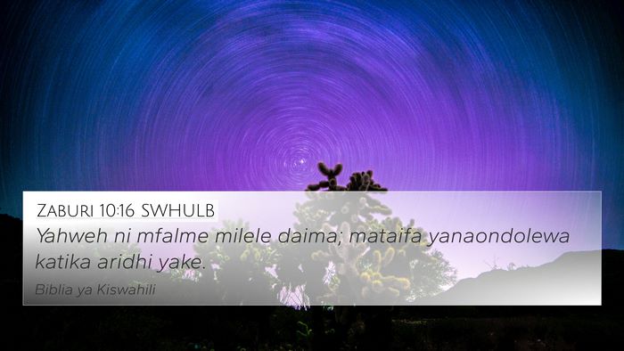 Zaburi 10:16 SWHULB Bible Verse Image