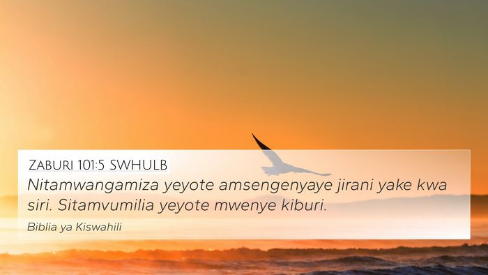 Zaburi 101:5 SWHULB Bible Verse Image