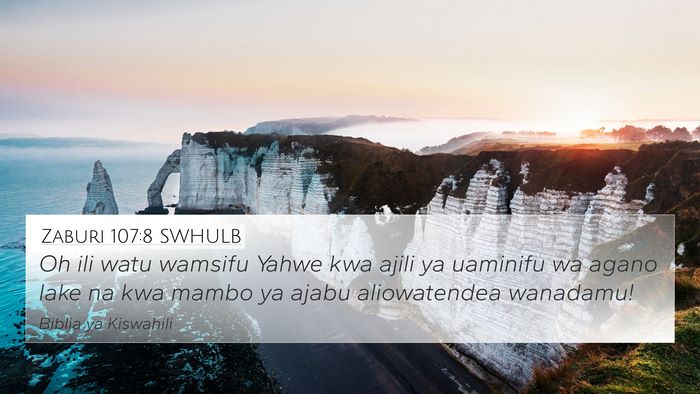 Zaburi 107:8 SWHULB Bible Verse Image