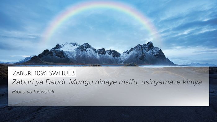 Zaburi 109:1 SWHULB Bible Verse Image