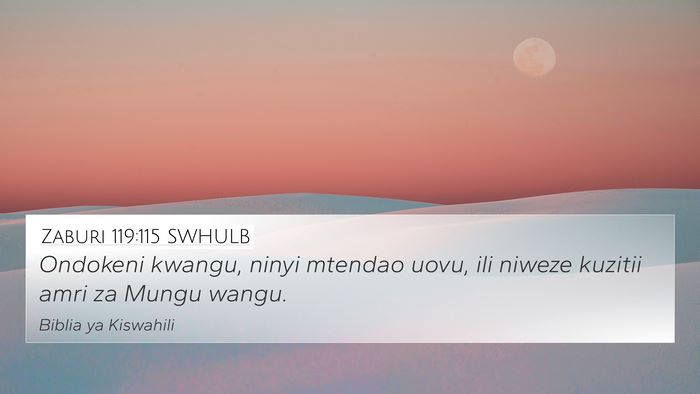 Zaburi 119:115 SWHULB Bible Verse Image