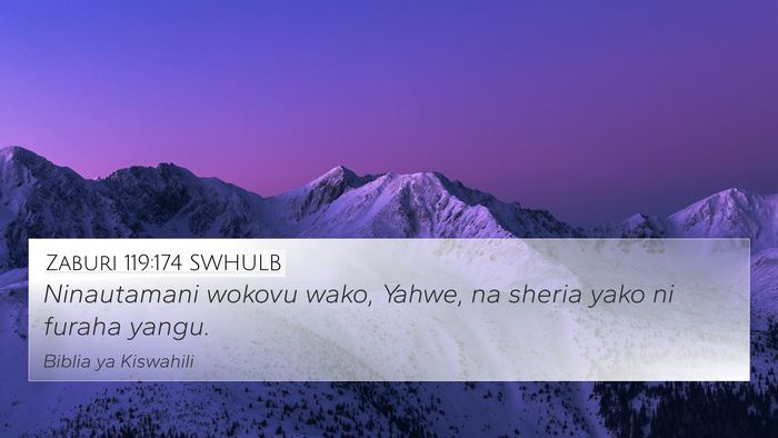 Zaburi 119:174 SWHULB Bible Verse Image