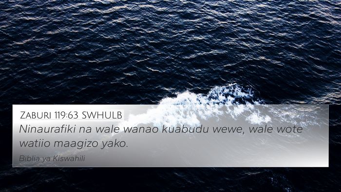 Zaburi 119:63 SWHULB Bible Verse Image