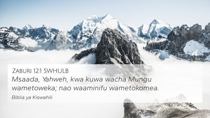 Zaburi 12:1 SWHULB Bible Verse Image