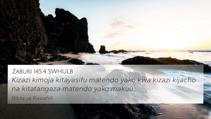 Zaburi 145:4 SWHULB Bible Verse Image