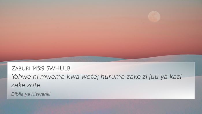 Zaburi 145:9 SWHULB Bible Verse Image