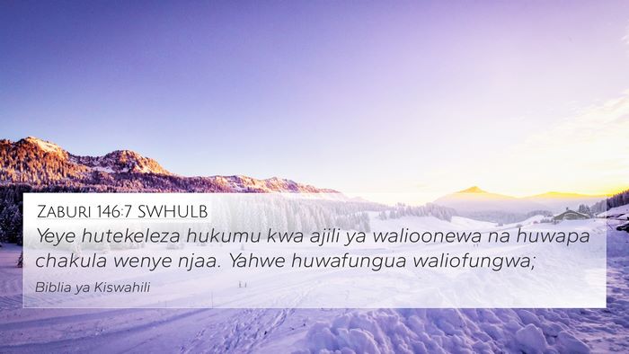 Zaburi 146:7 SWHULB Bible Verse Image