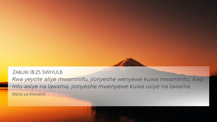 Zaburi 18:25 SWHULB Bible Verse Image