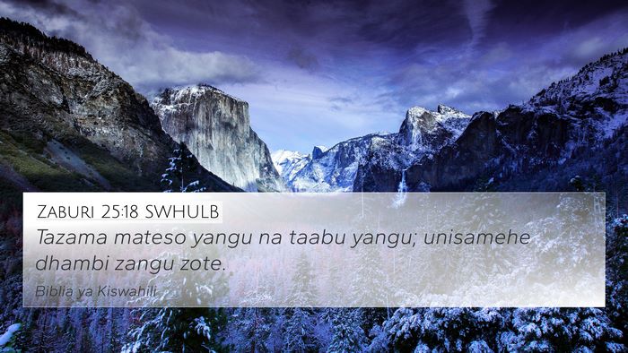 Zaburi 25:18 SWHULB Bible Verse Image