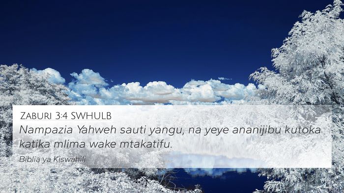 Zaburi 3:4 SWHULB Bible Verse Image