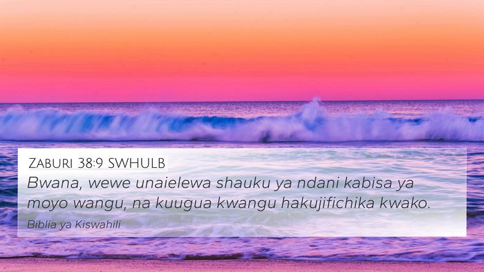 Zaburi 38:9 SWHULB Bible Verse Image