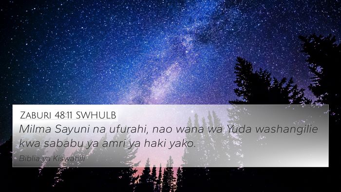 Zaburi 48:11 SWHULB Bible Verse Image
